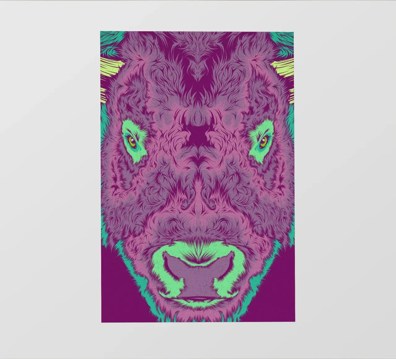 Bison pellicola backlit da Cranio Dsgn