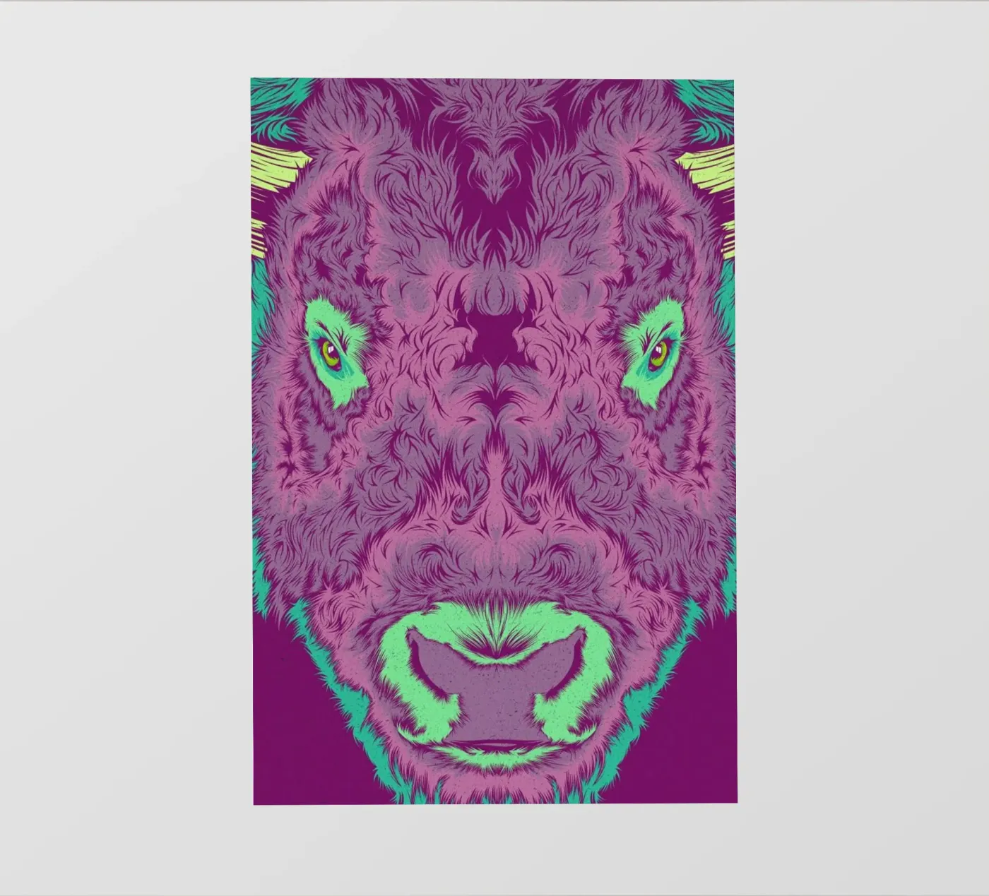 Bison pellicola backlit da Cranio Dsgn