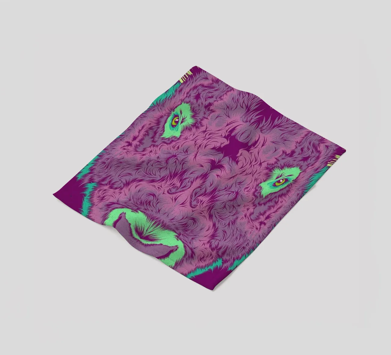 Bison Fleecedecke von Cranio Dsgn