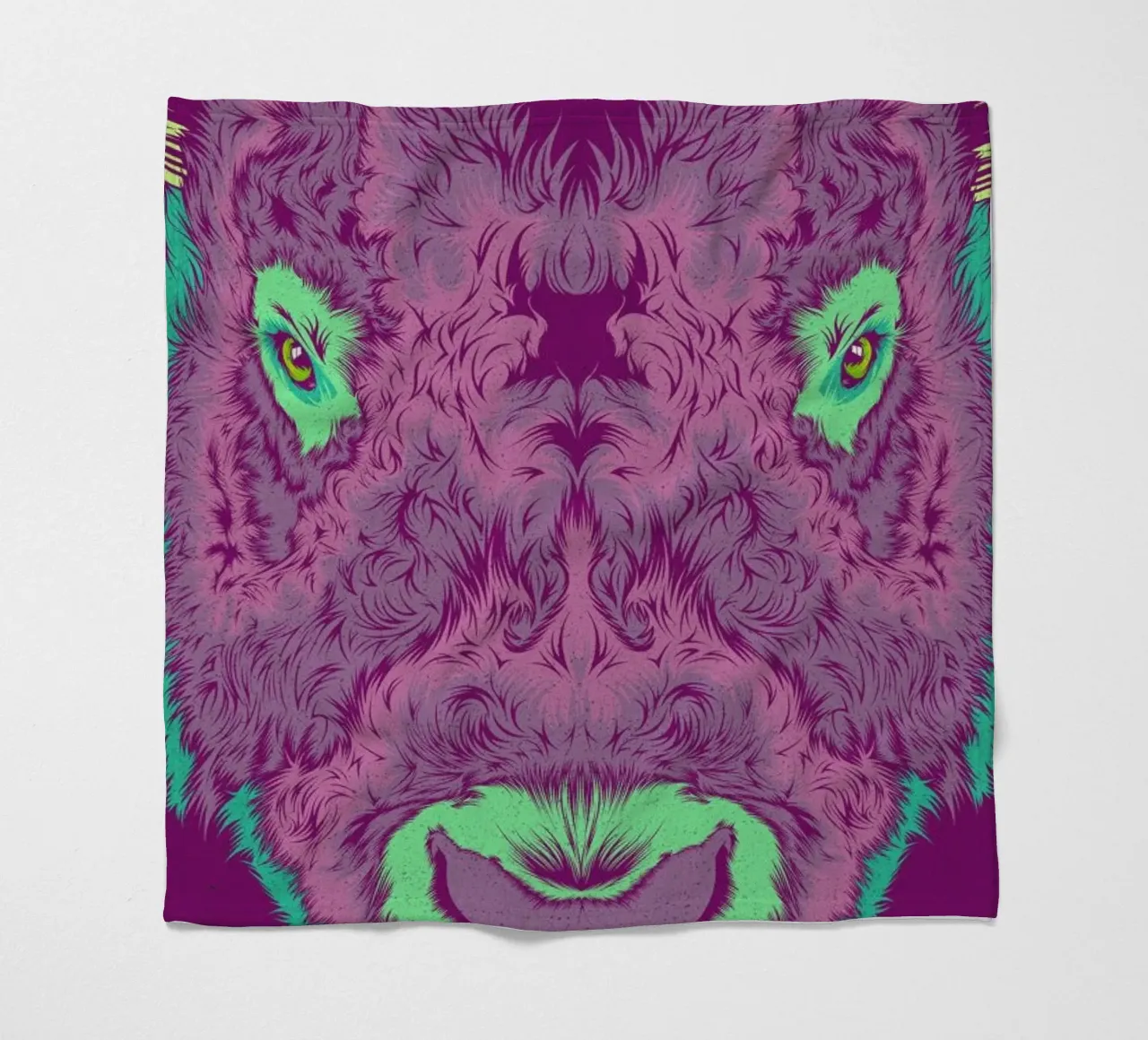 Bison Fleecedecke von Cranio Dsgn