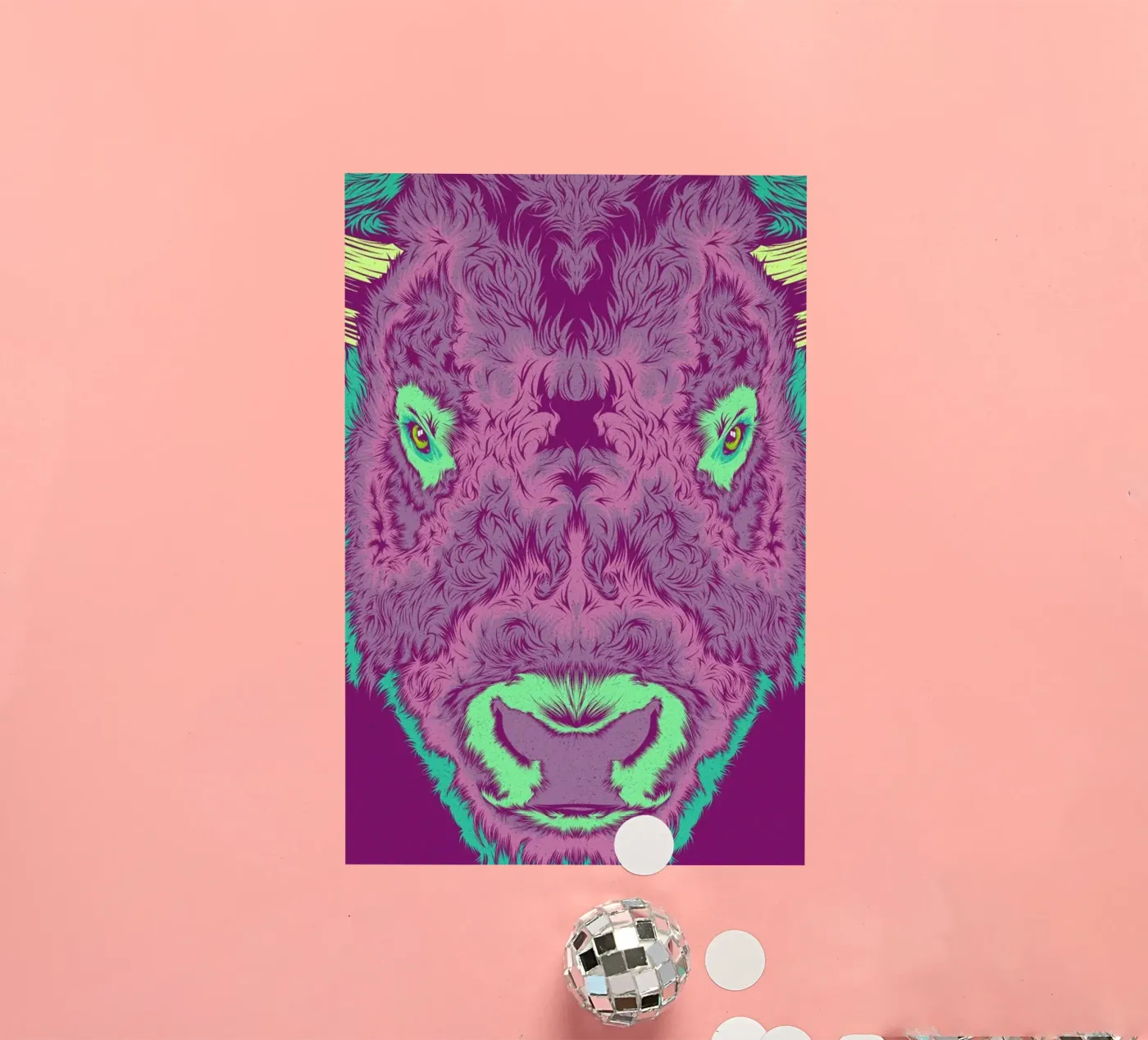 Bison sticker by Cranio Dsgn
