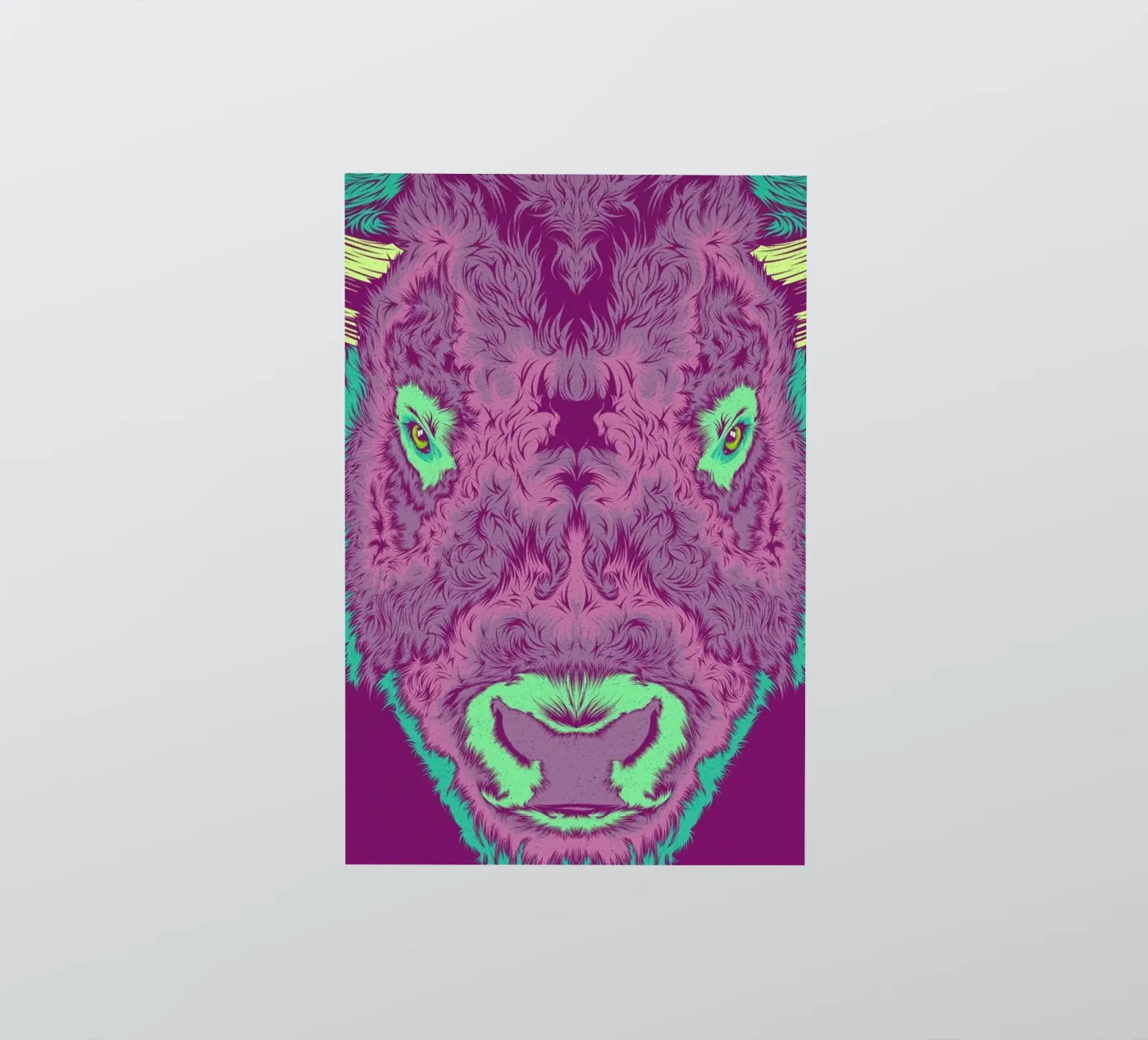 Bison sticker by Cranio Dsgn