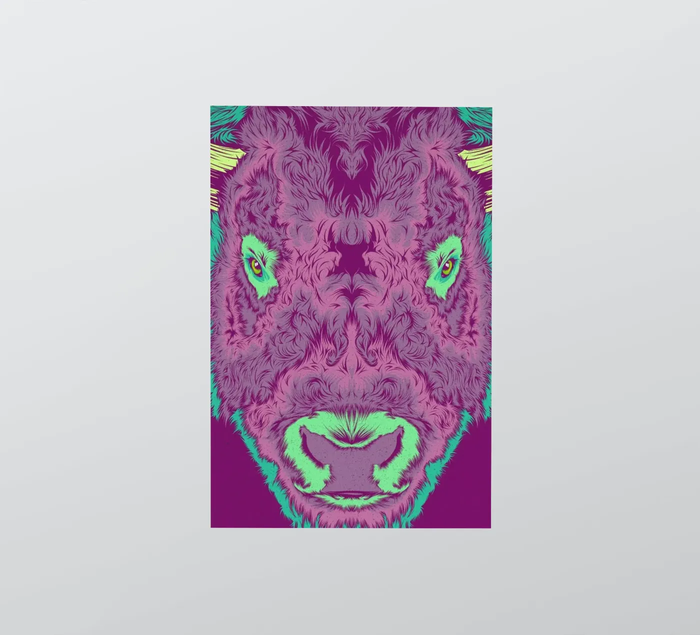 Bison Sticker von Cranio Dsgn