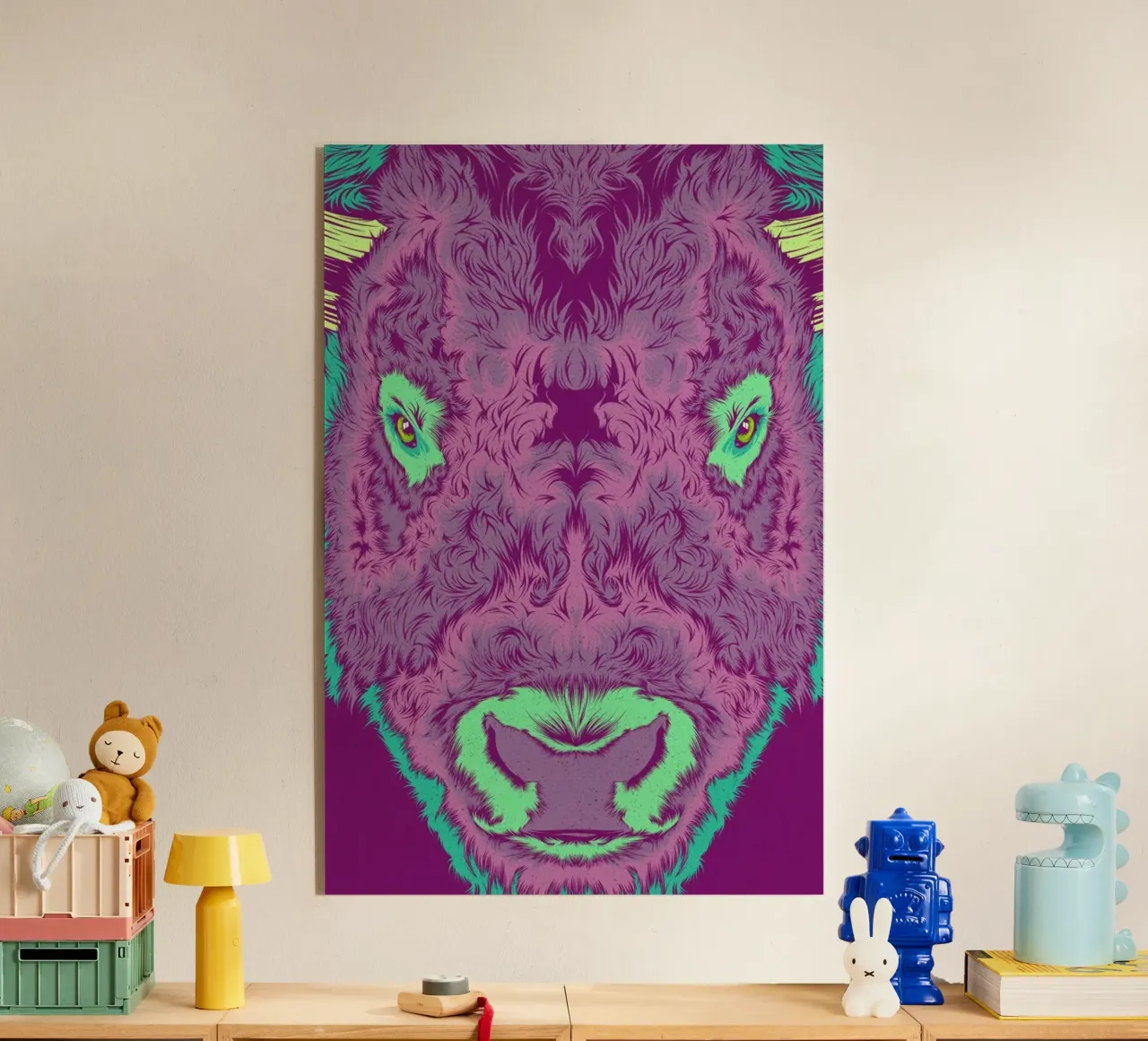 Bison plexiglass da Cranio Dsgn