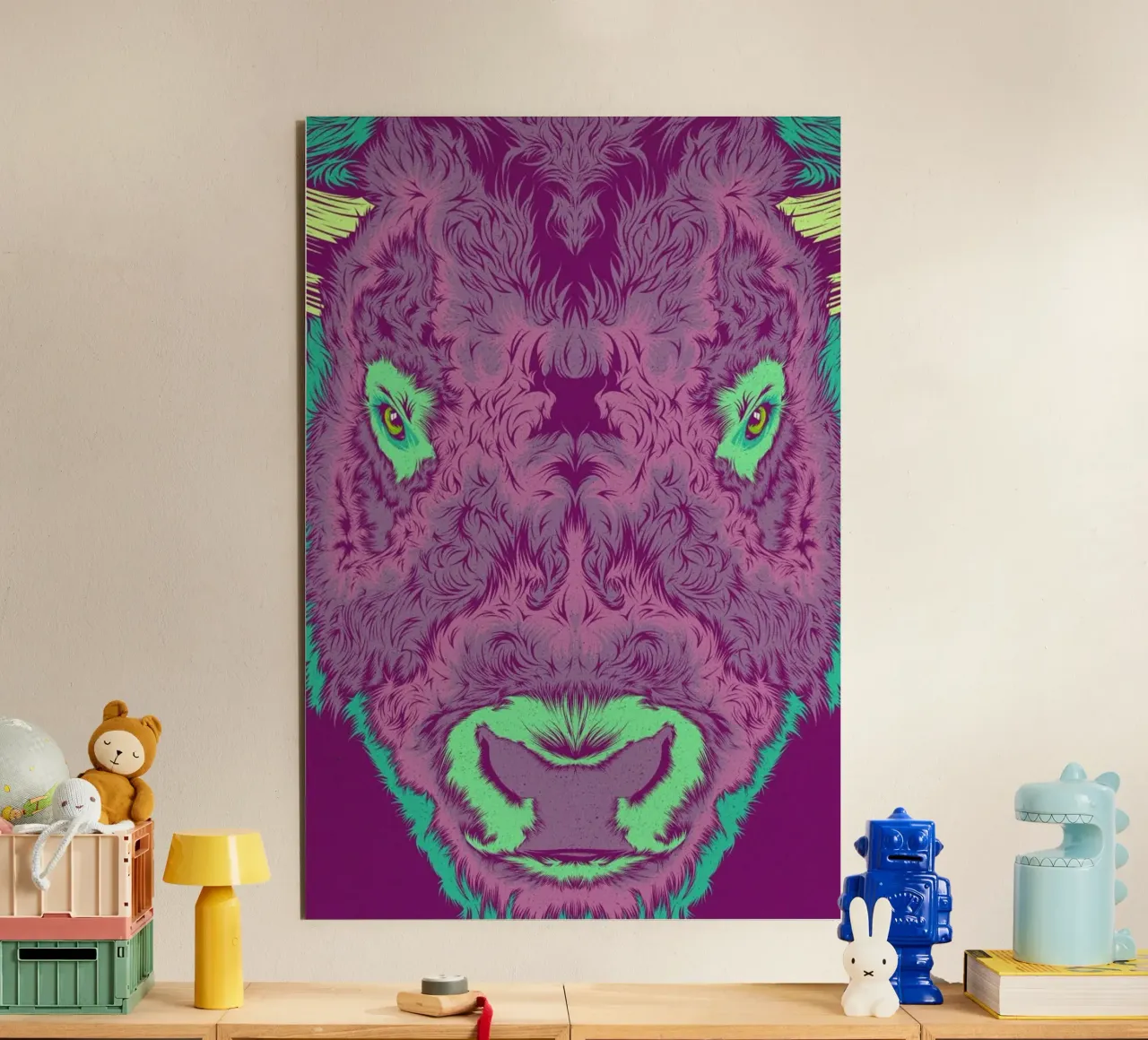 Bison alluminio dibond da Cranio Dsgn