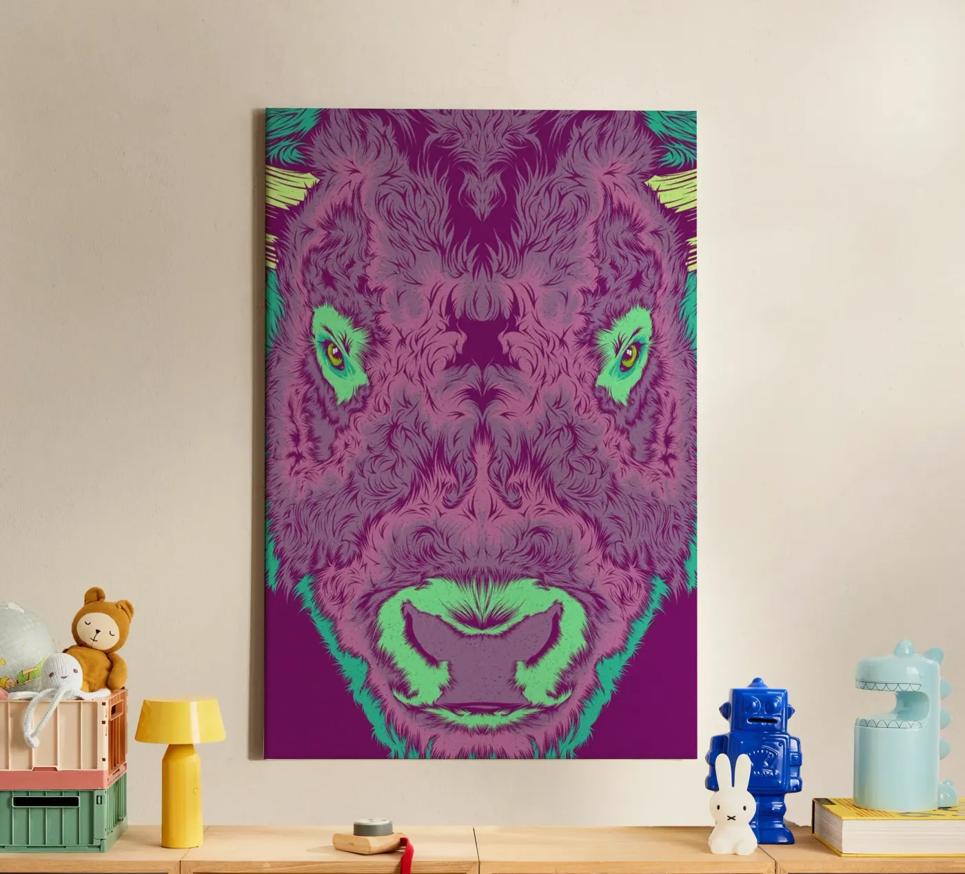 Bison canvas van Cranio Dsgn