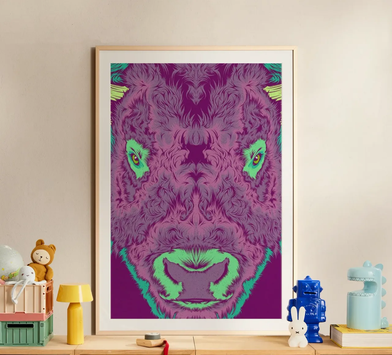 Bison poster da Cranio Dsgn