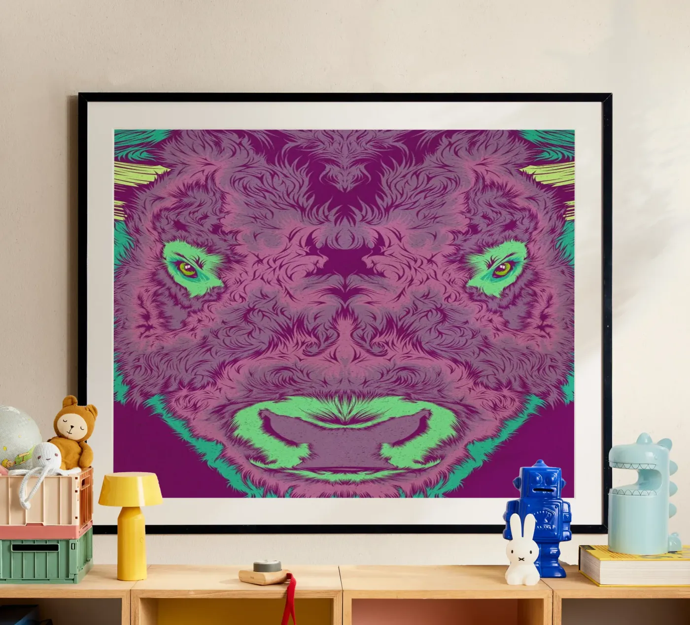 Bison Poster von Cranio Dsgn