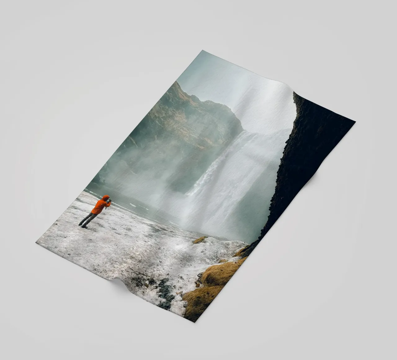 Iceland Waterfall telo mare da Thilo Grøsch
