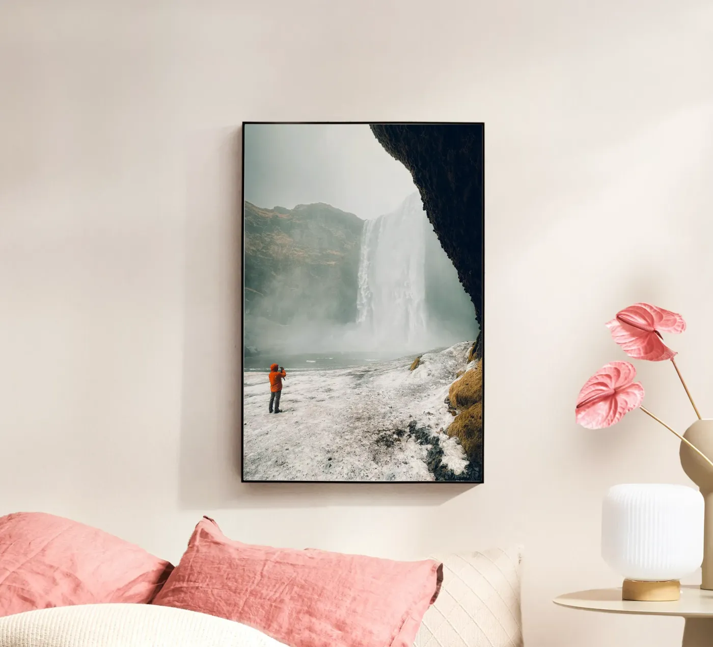 Iceland Waterfall plexiglass da Thilo Grøsch