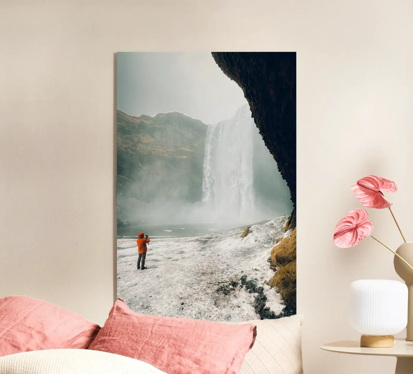 Iceland Waterfall plexiglass da Thilo Grøsch