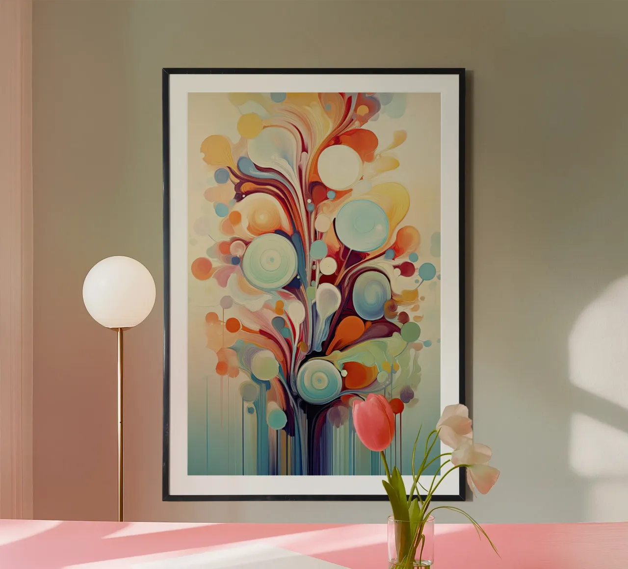 Arte da parete di Imagine poster con telaio in plastica da Imagine