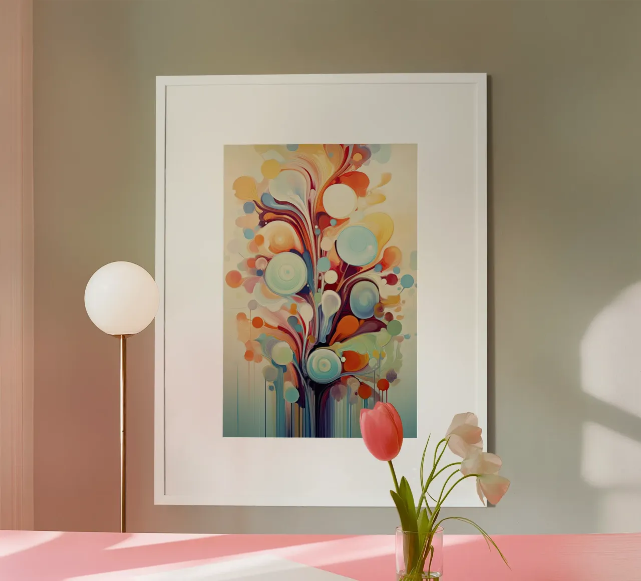 Arte da parete di Imagine poster con telaio in plastica da Imagine