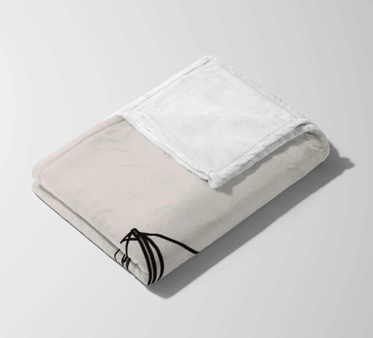 Sailboat gliding across calm waters under a clear sky fleece blanket by DesignDoodle