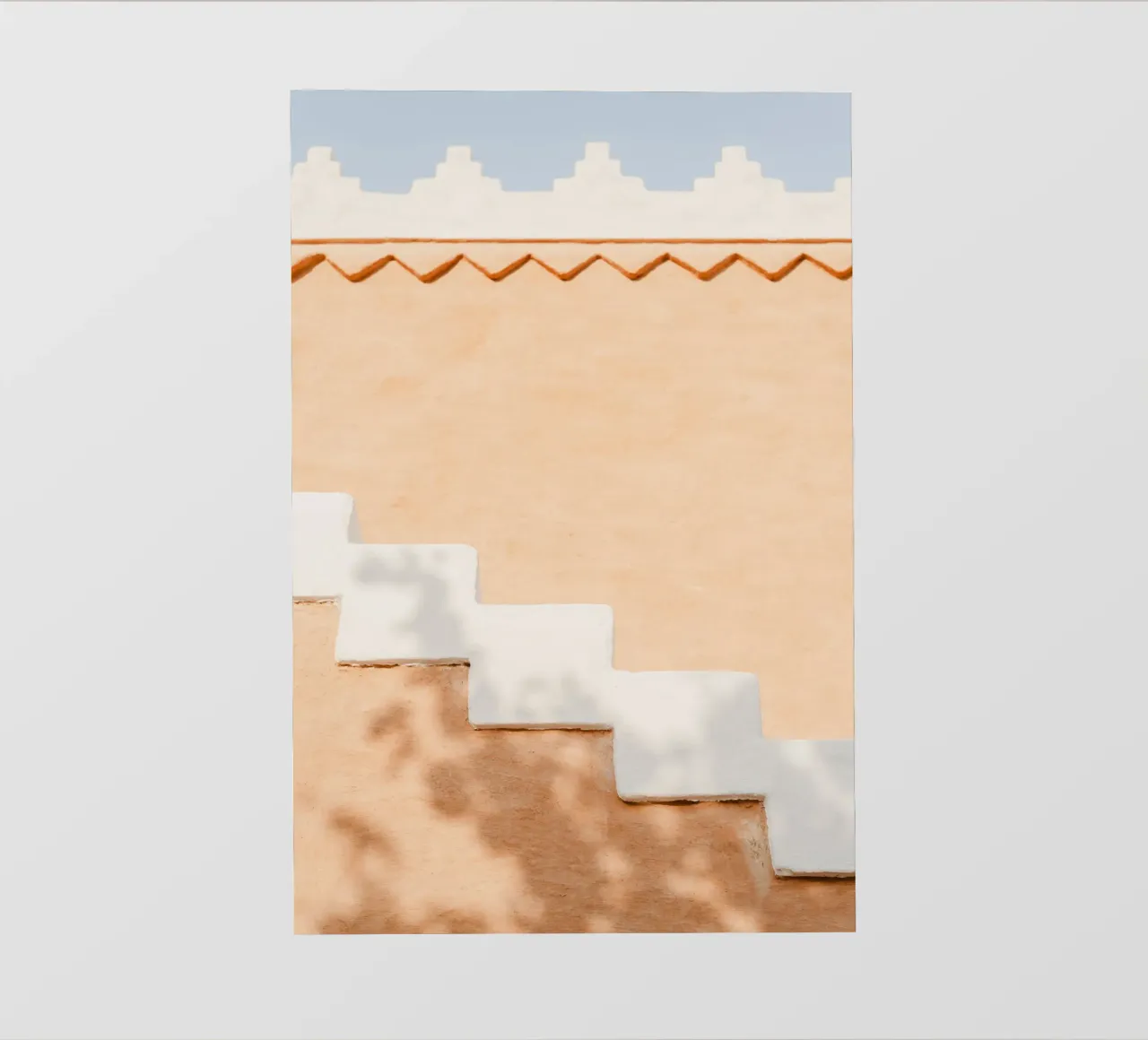 Peach wall in the Middle East telo in pvc da photolovers