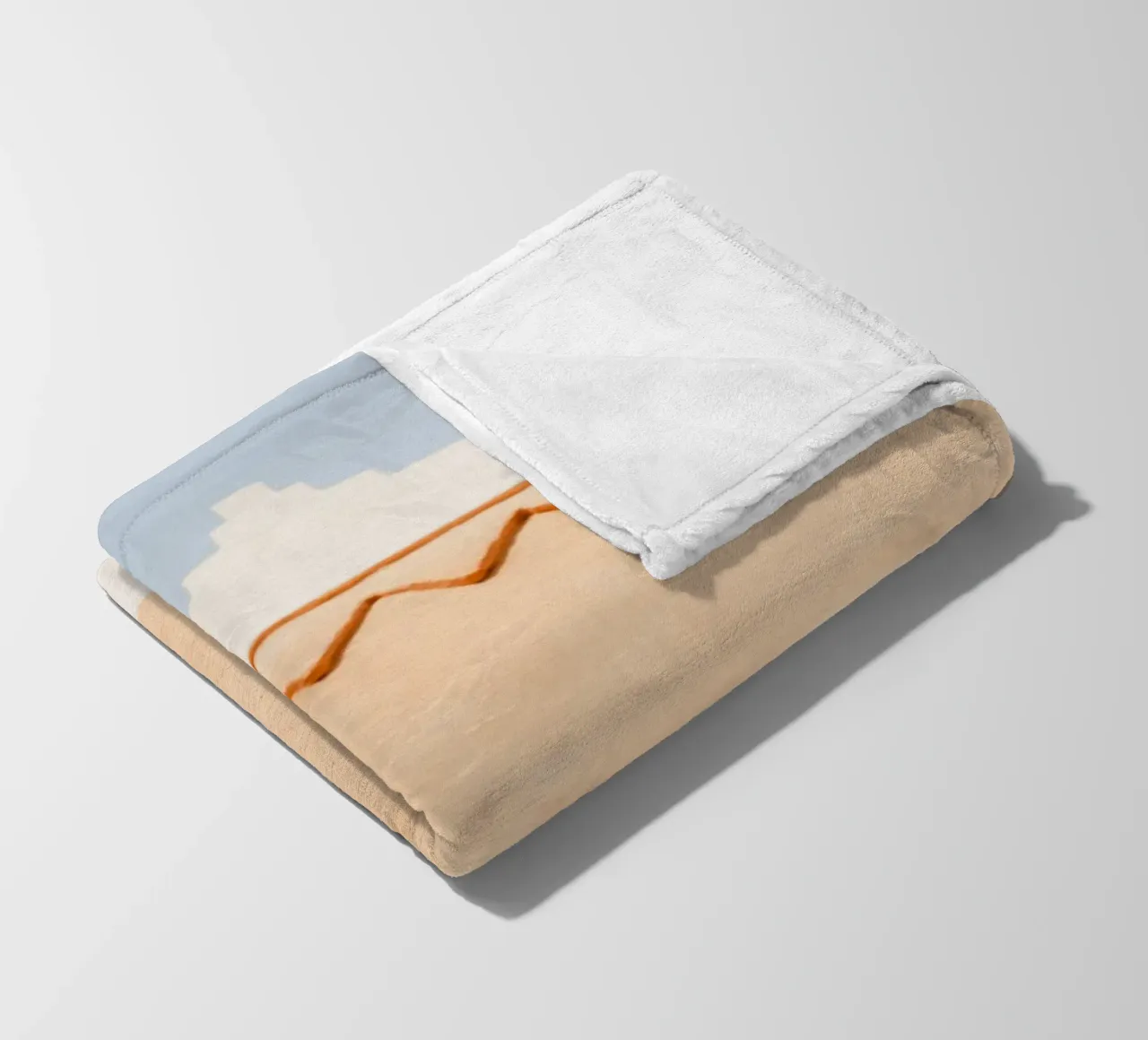 Peach wall in the Middle East coperta in pile da photolovers