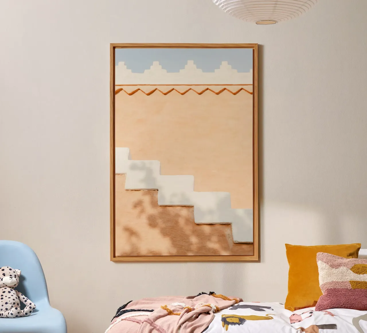 Peach wall in the Middle East alluminio dibond da photolovers
