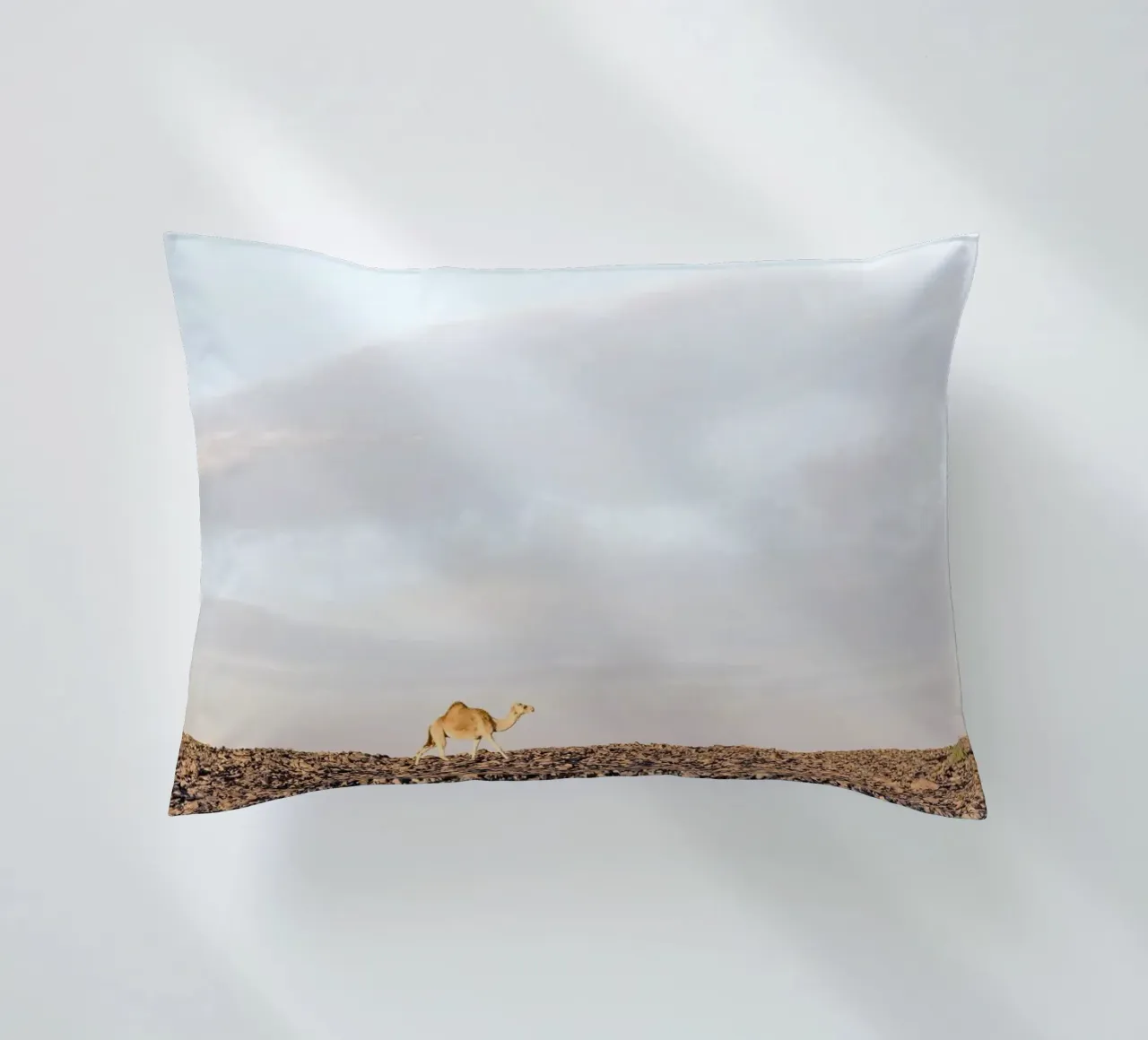 Lonely camel cuscino da photolovers