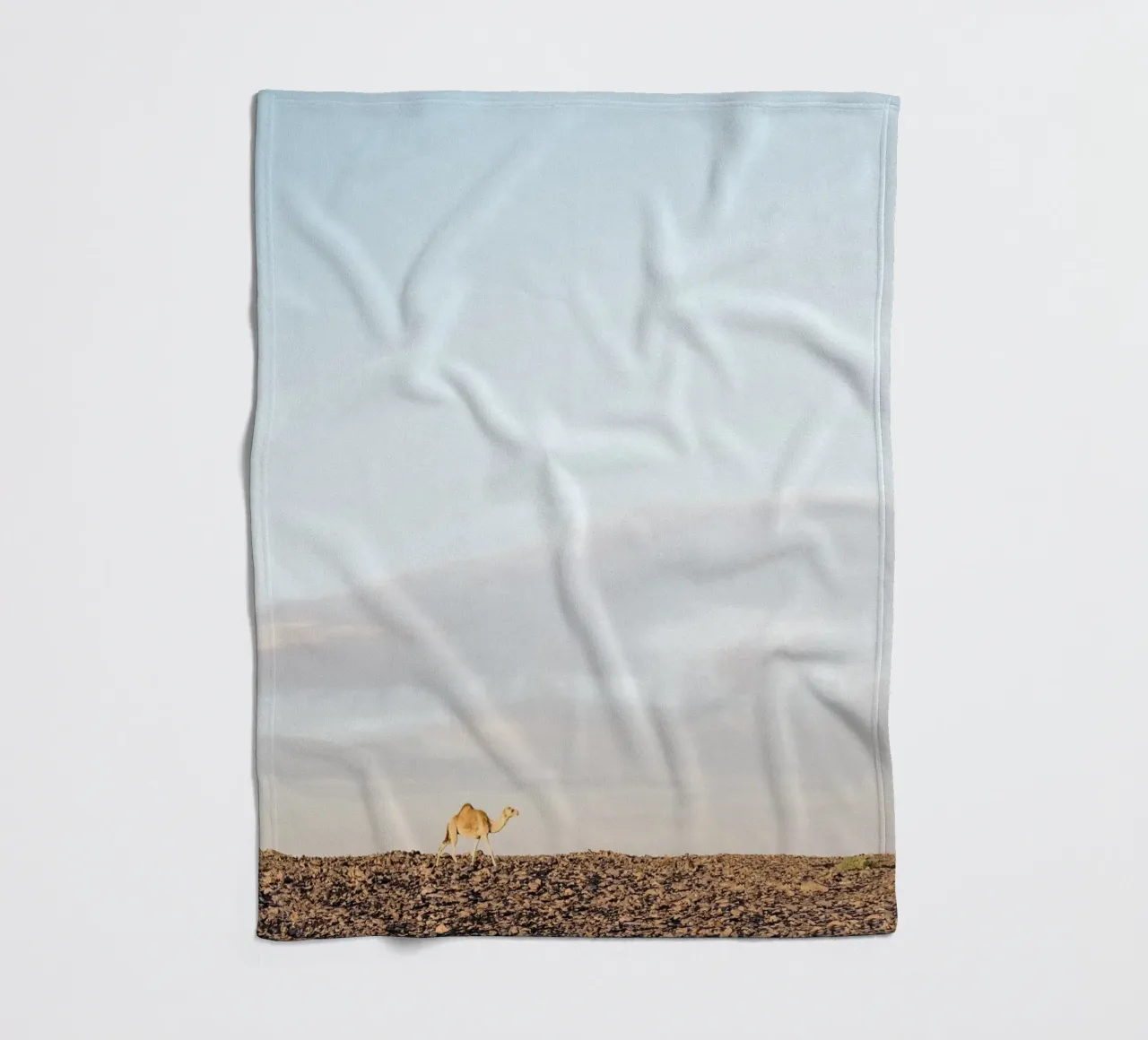 Lonely camel coperta in pile da photolovers