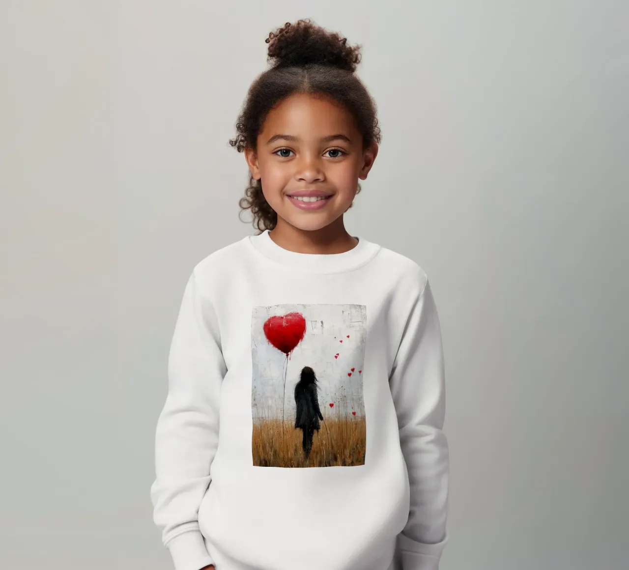 L'amore felpa bambino da Lionmixart