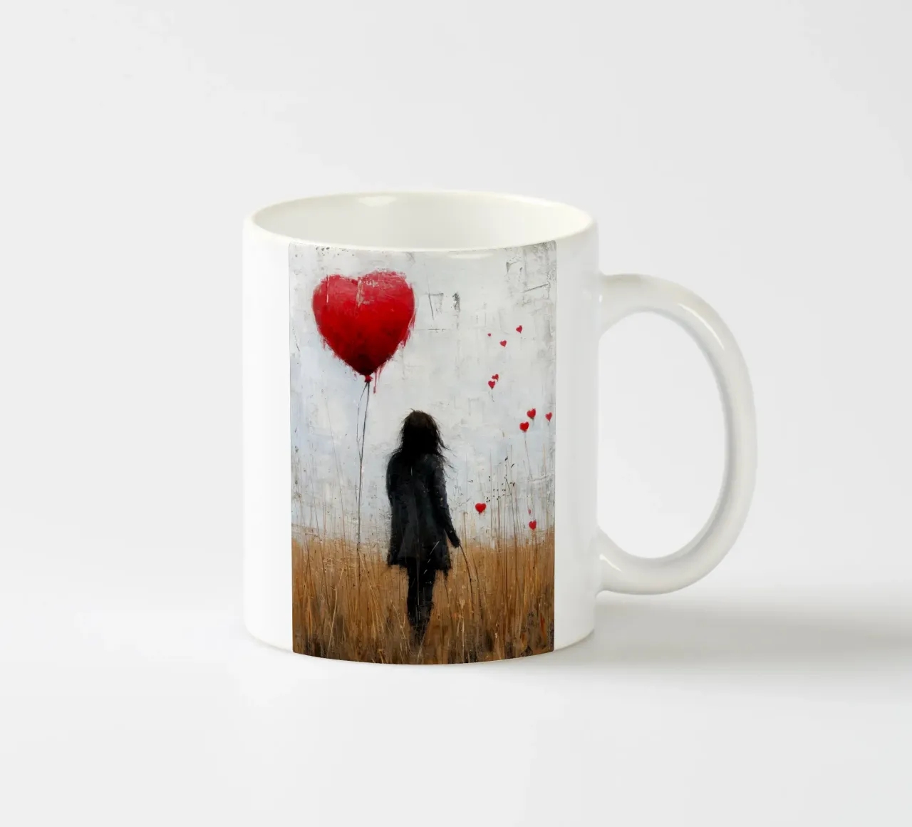 L'amore tazza in ceramica da Lionmixart