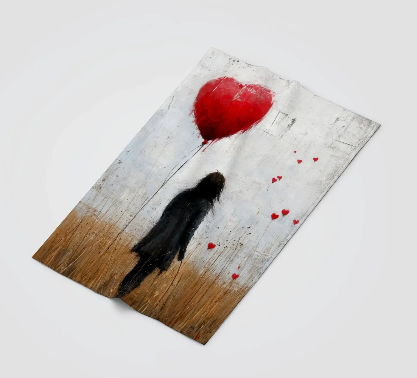 Liebe Fleecedecke von Lionmixart