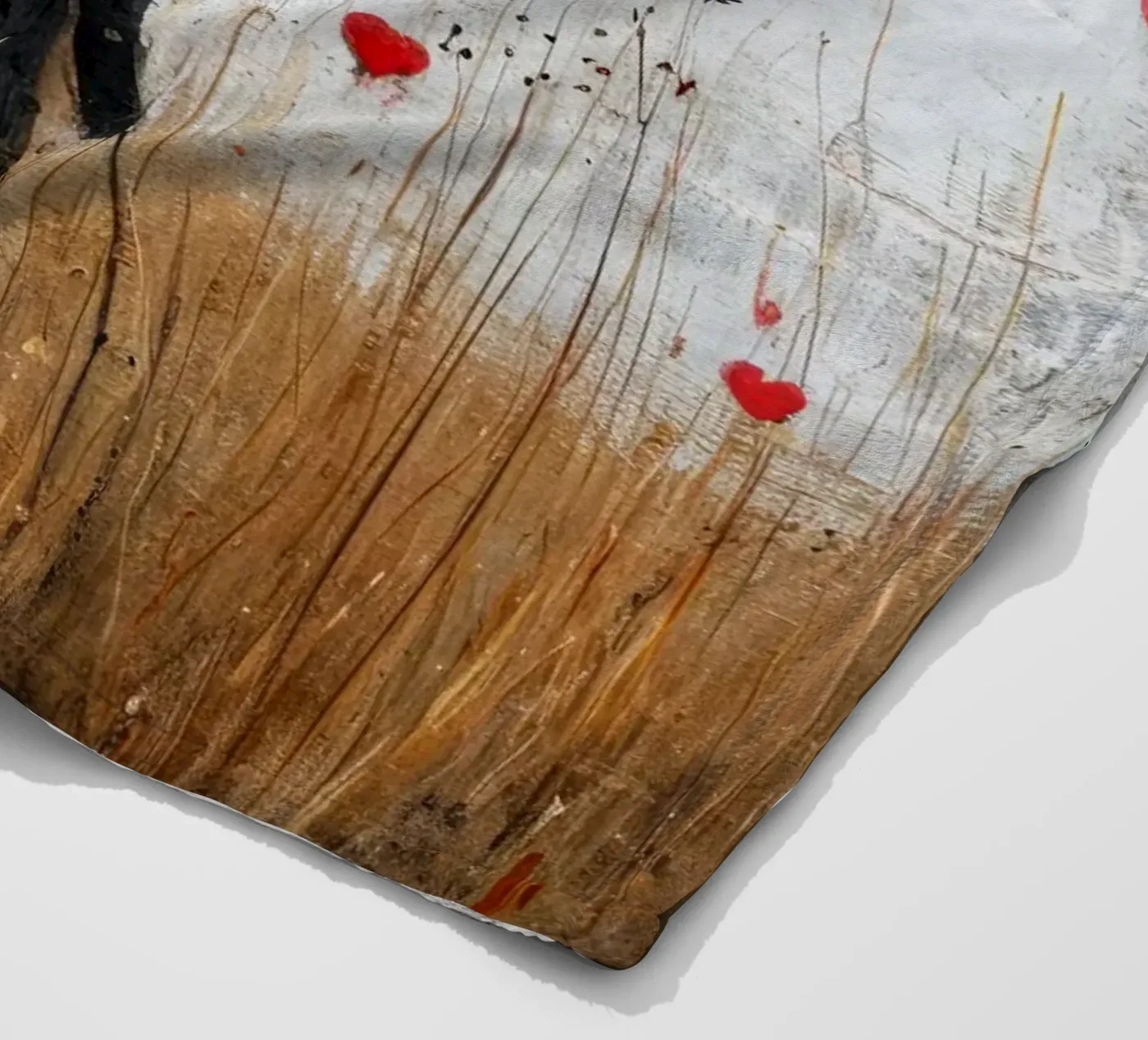 Liebe Fleecedecke von Lionmixart