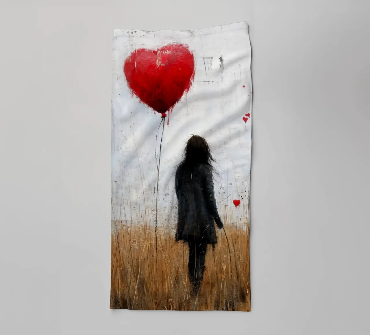 L'amore asciugamano da bagno da Lionmixart