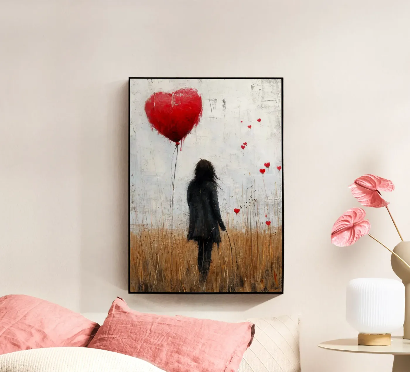 Love acrylic glass by Lionmixart