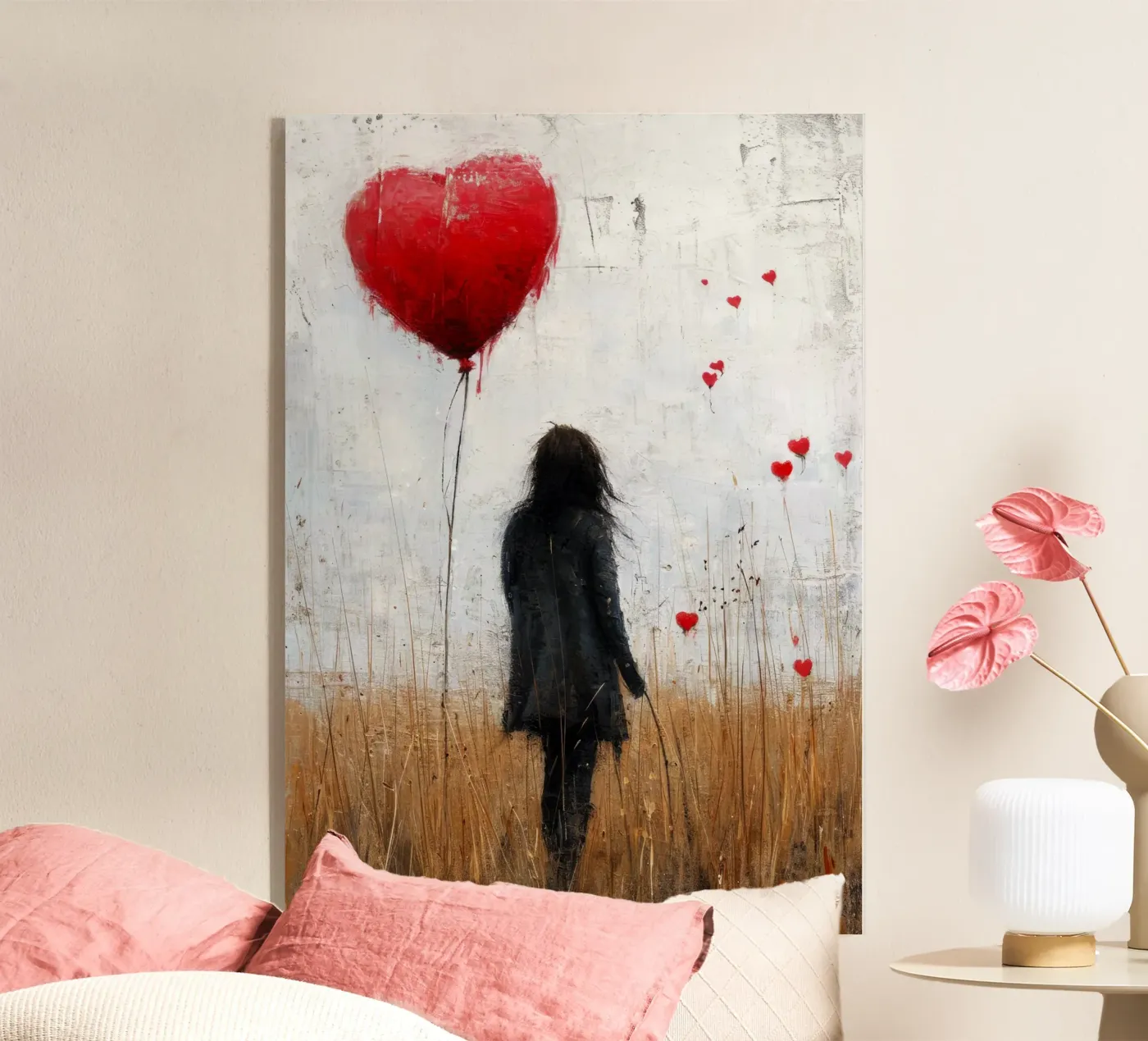 Love acrylic glass by Lionmixart