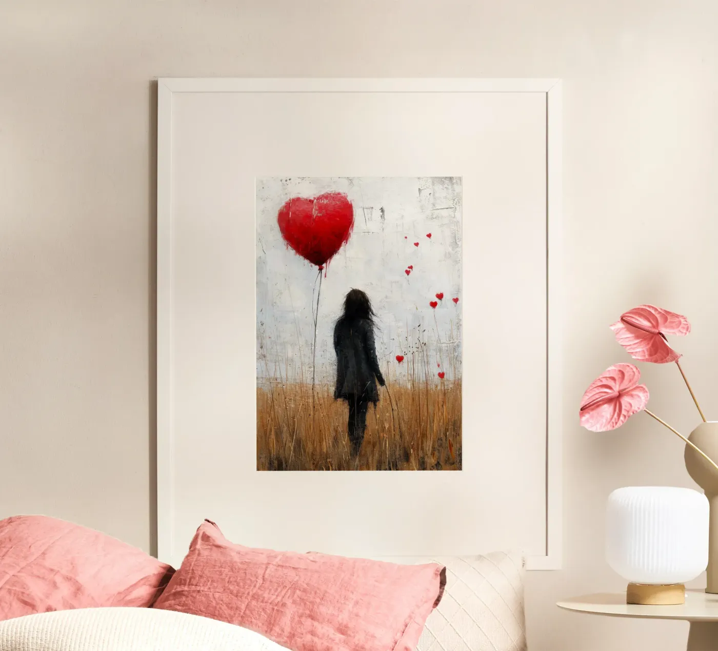 Liefde poster van Lionmixart