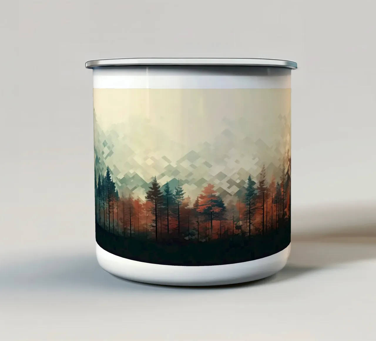 Arte da parete di Imagine tazza in smalto da Imagine