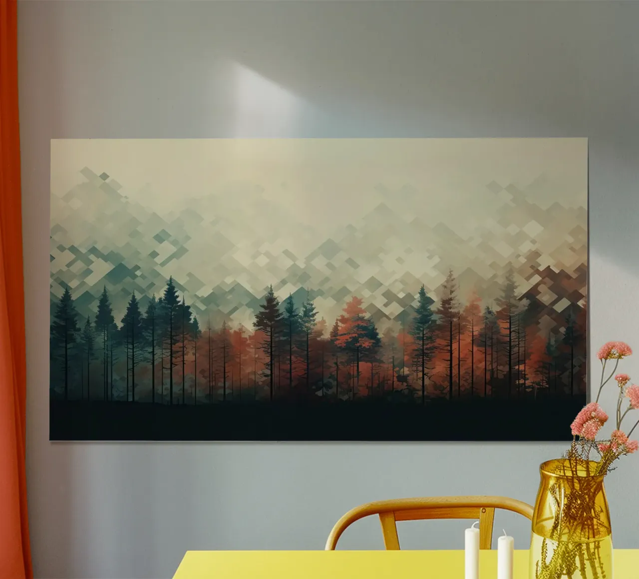 Arte da parete di Imagine poster con telaio in legno da Imagine