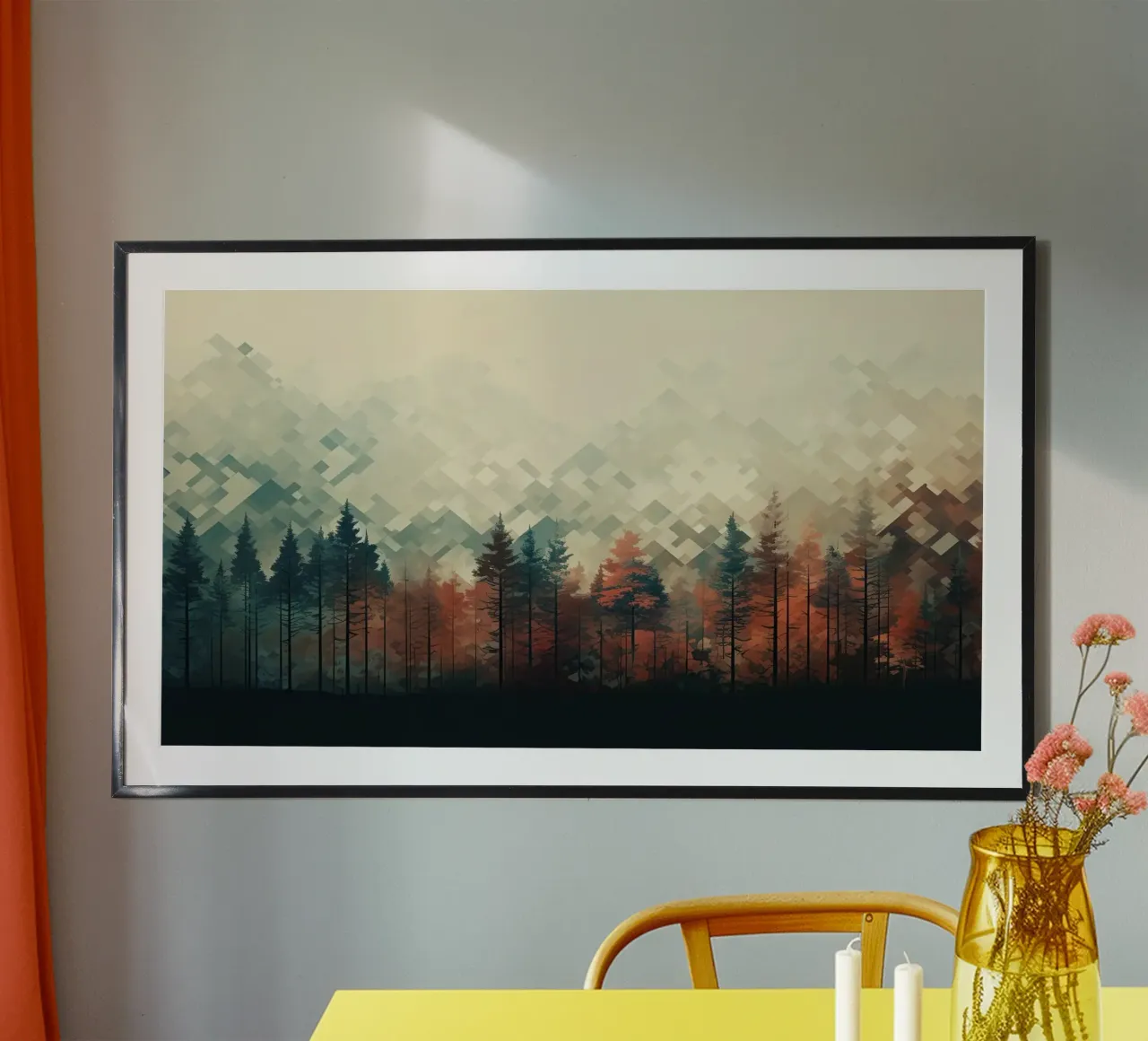 Arte da parete di Imagine poster con telaio in legno da Imagine
