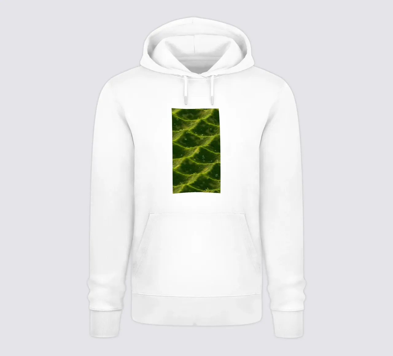 erba delle colline verdi felpa con cappuccio da Earthly Visions