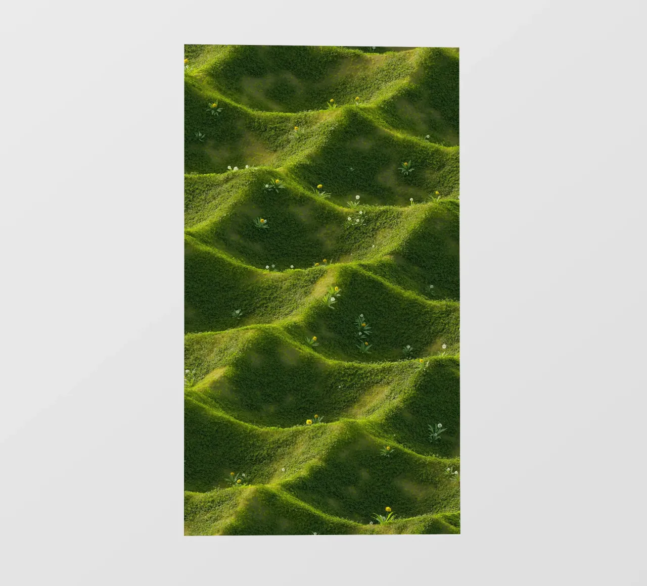 erba delle colline verdi telo in pvc da Earthly Visions