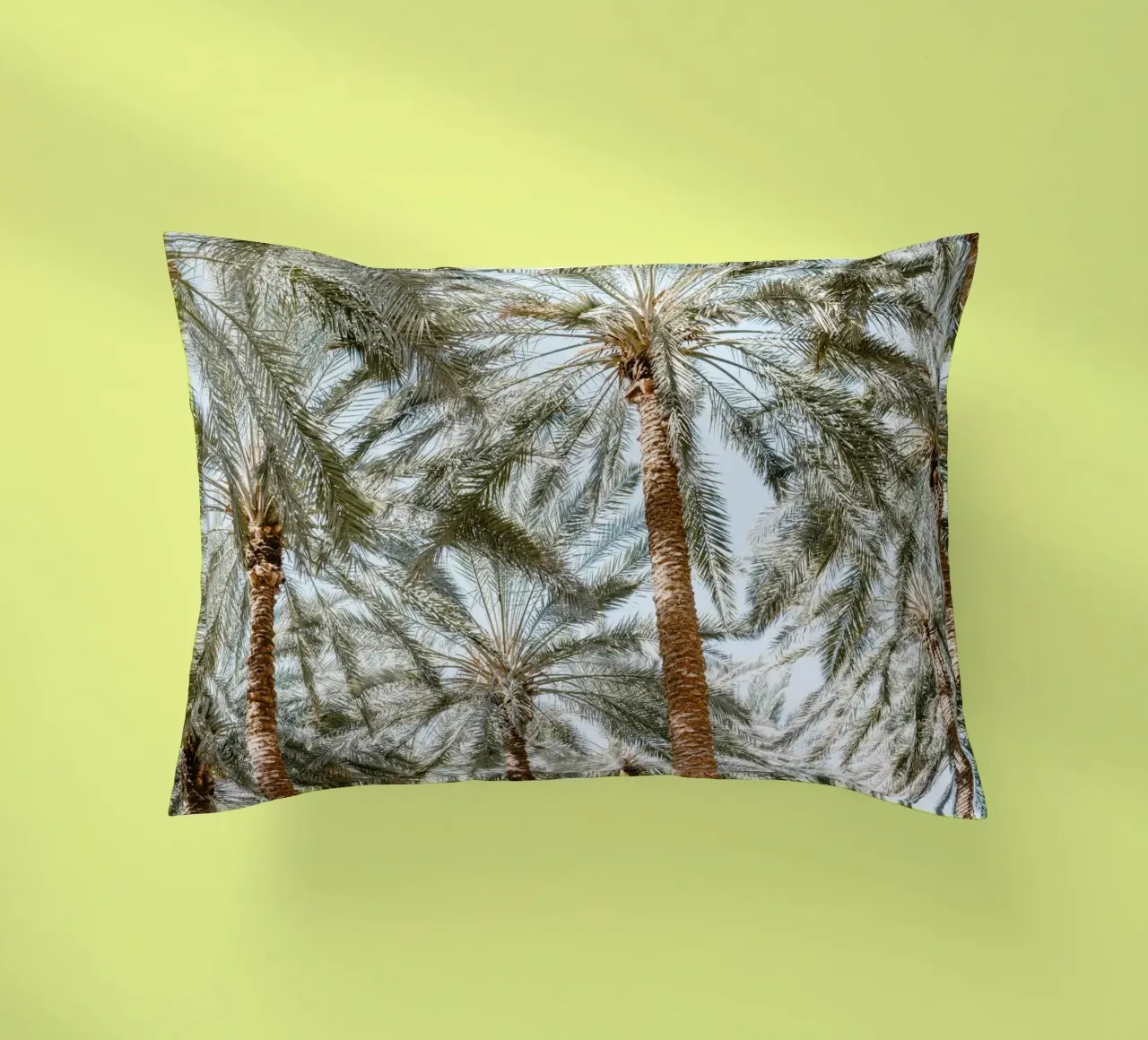 Oasis with palm trees cuscino da photolovers