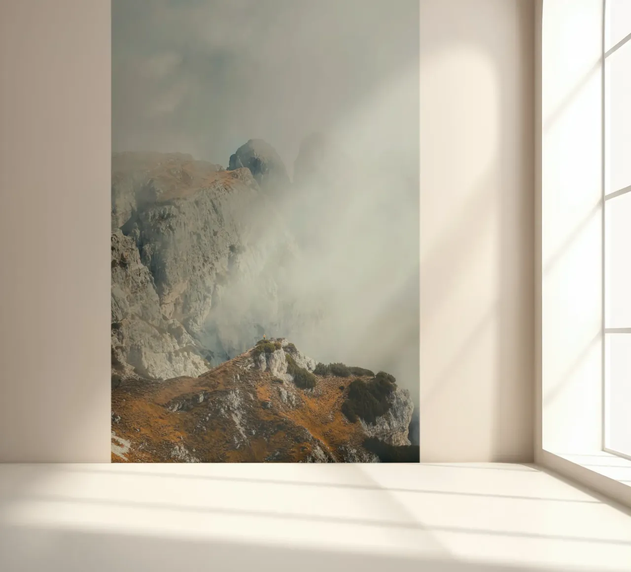 mountains fog photo wallpaper by Earthly Visions