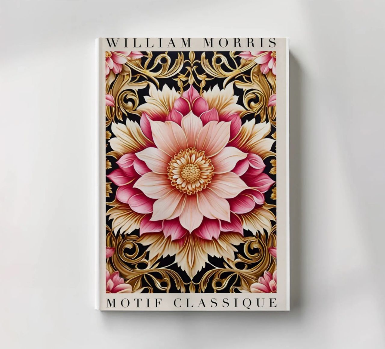 Elegant intricate floral pattern notebook by komo store