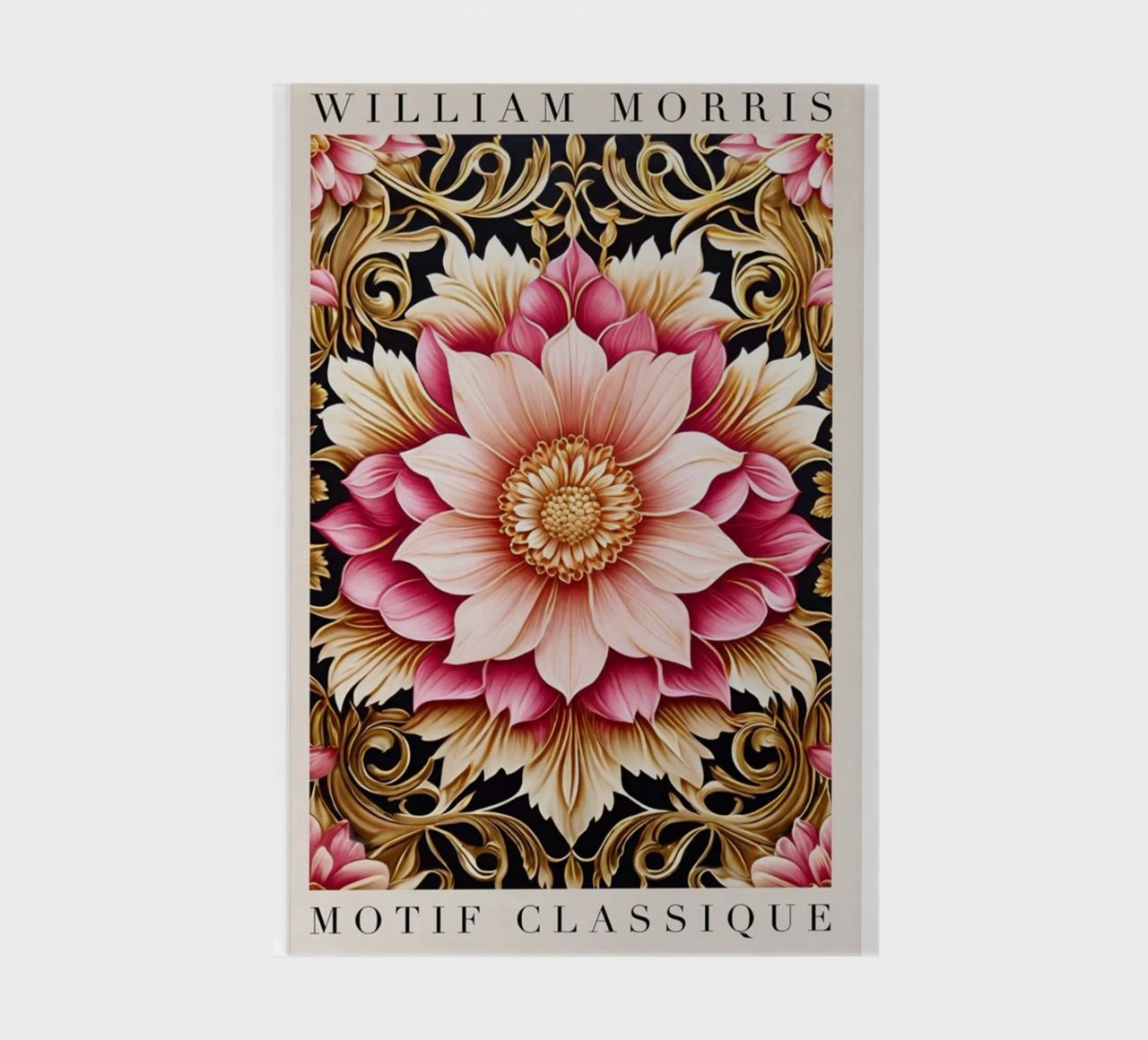 Elegant intricate floral pattern notebook by komo store