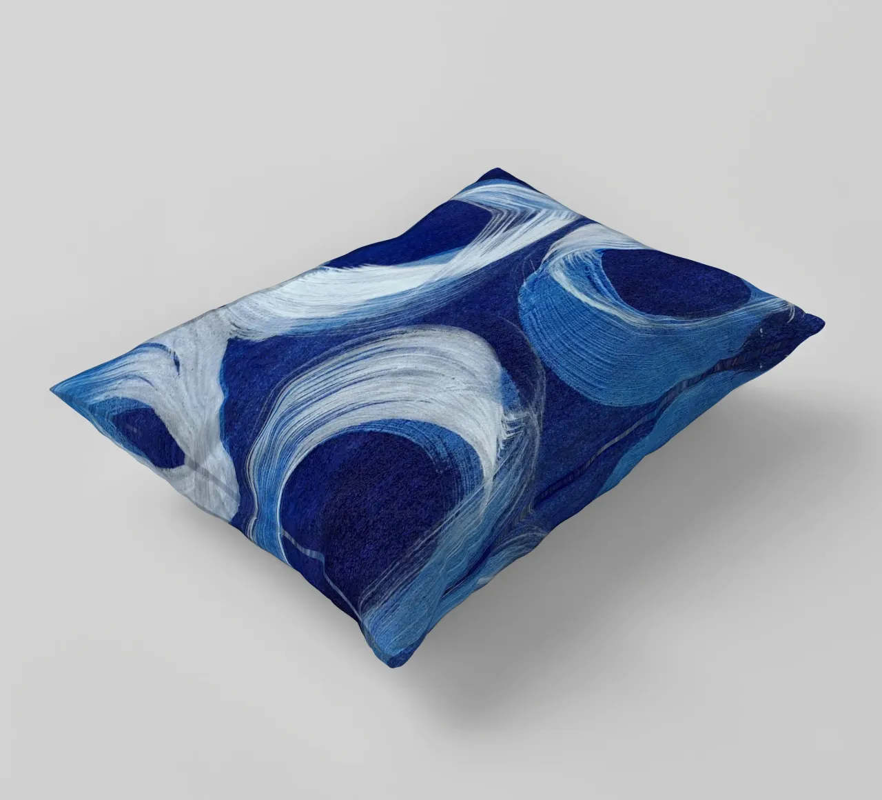 Abstract BLUE Pattern 1 cuscino da manu schimmelmann
