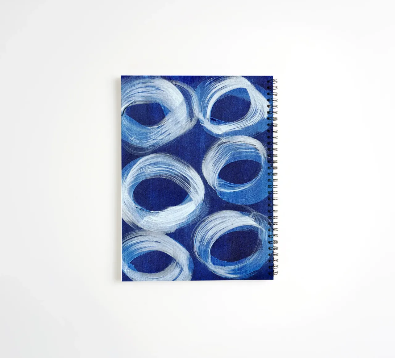 Abstract BLUE Pattern 1 diario ad anelli da manu schimmelmann
