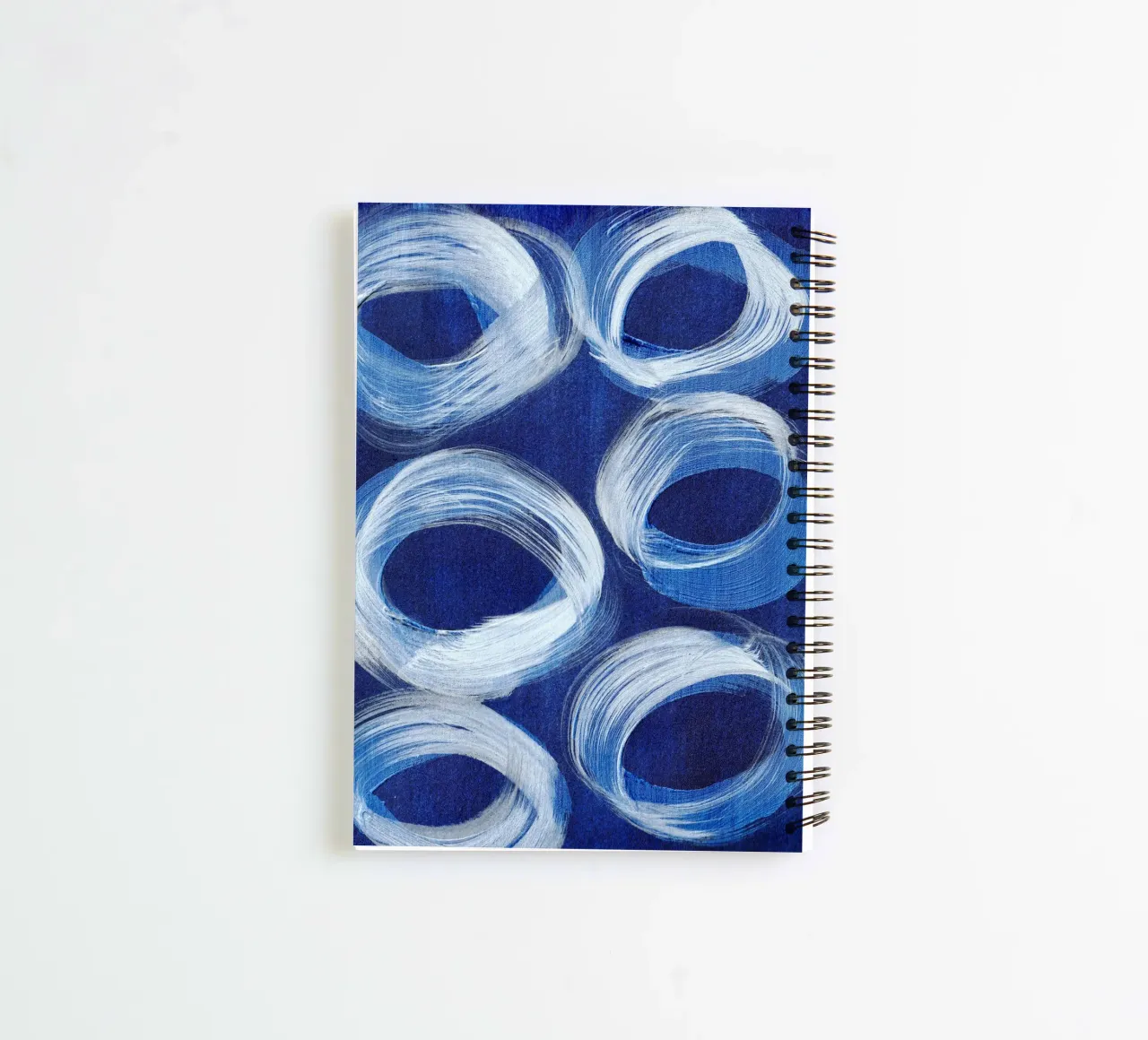 Abstract BLUE Pattern 1 diario ad anelli da manu schimmelmann