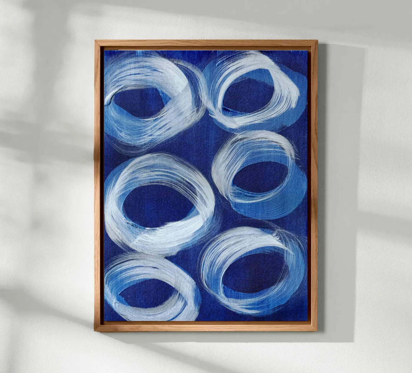 Abstract BLUE Pattern 1 alluminio dibond da manu schimmelmann