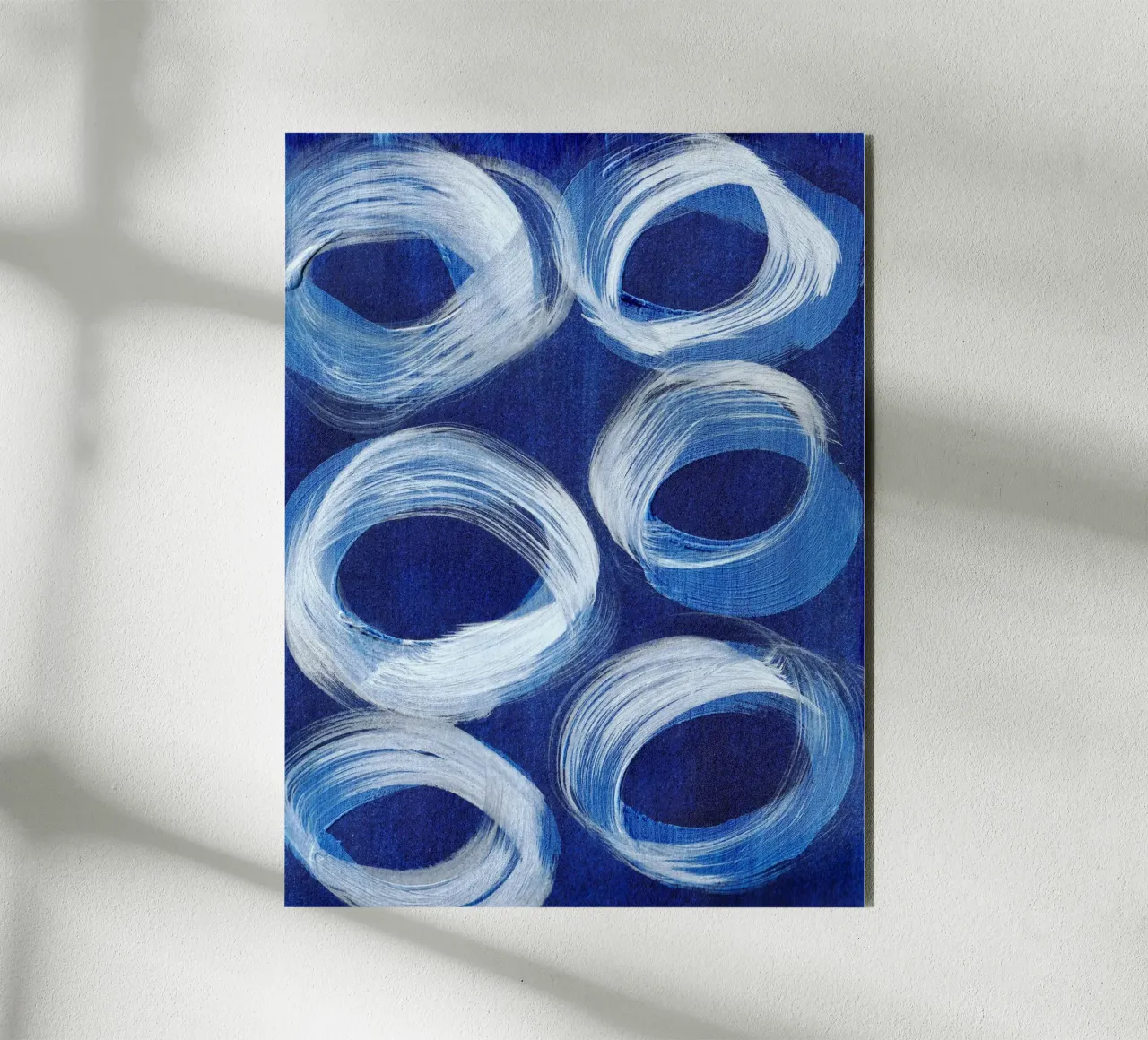 Abstract BLUE Pattern 1 alluminio dibond da manu schimmelmann
