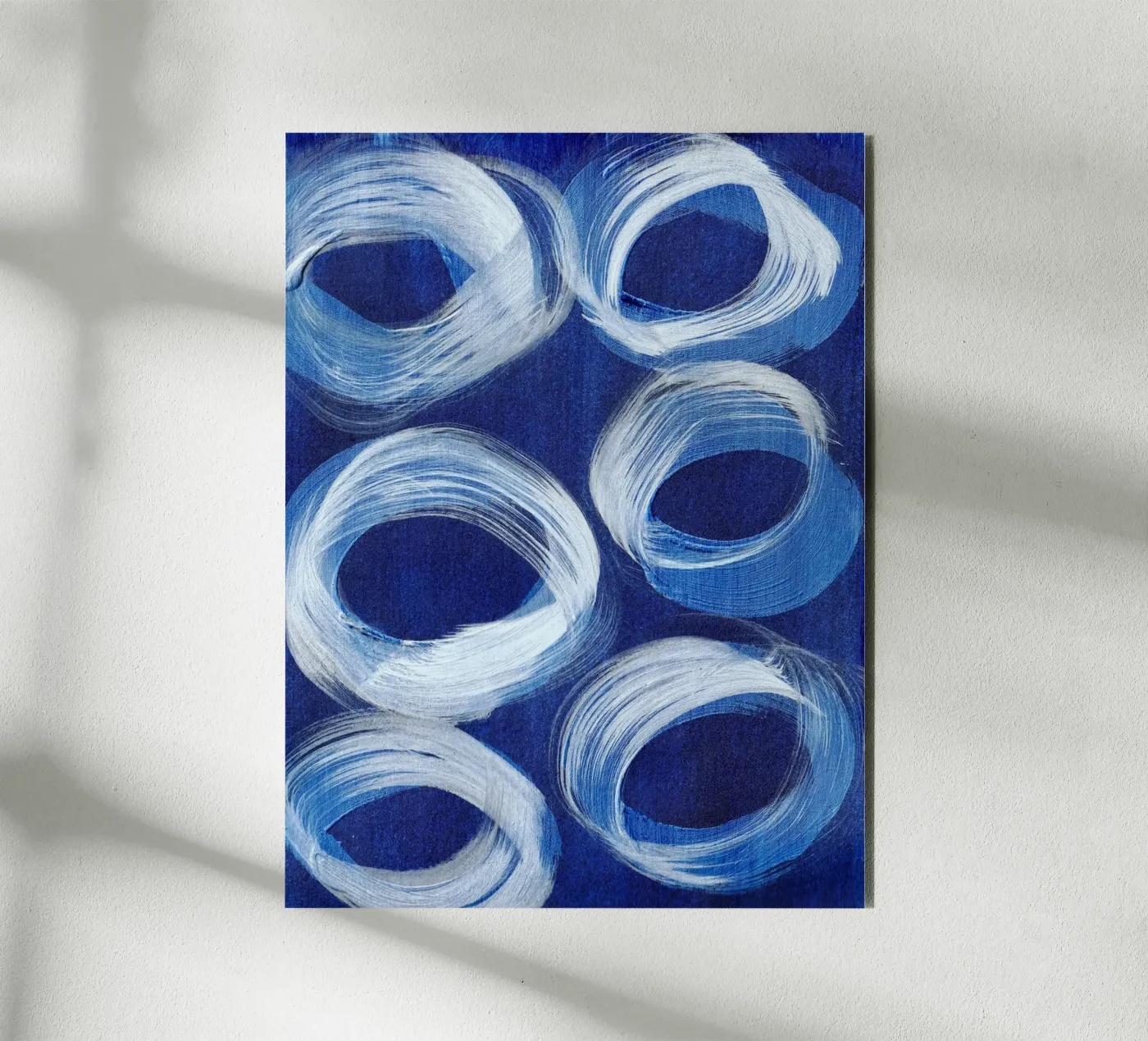 Abstract BLUE Pattern 1 alluminio dibond da manu schimmelmann