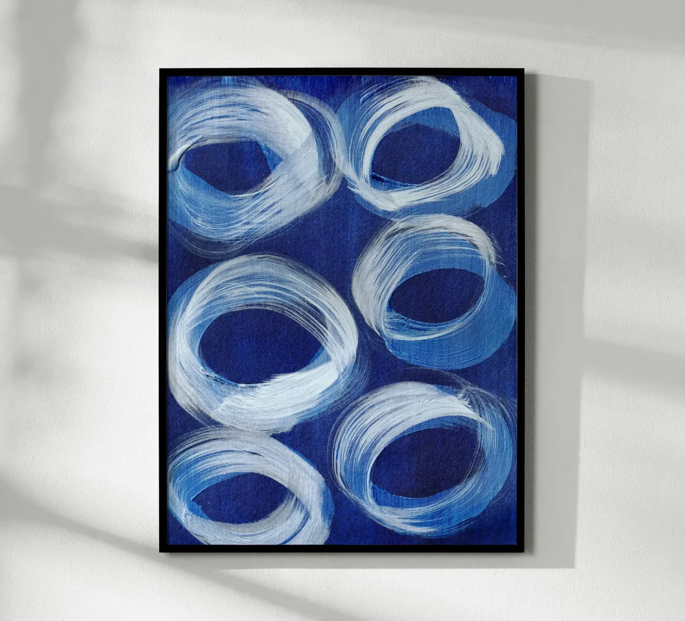 Abstract BLUE Pattern 1 poster da manu schimmelmann