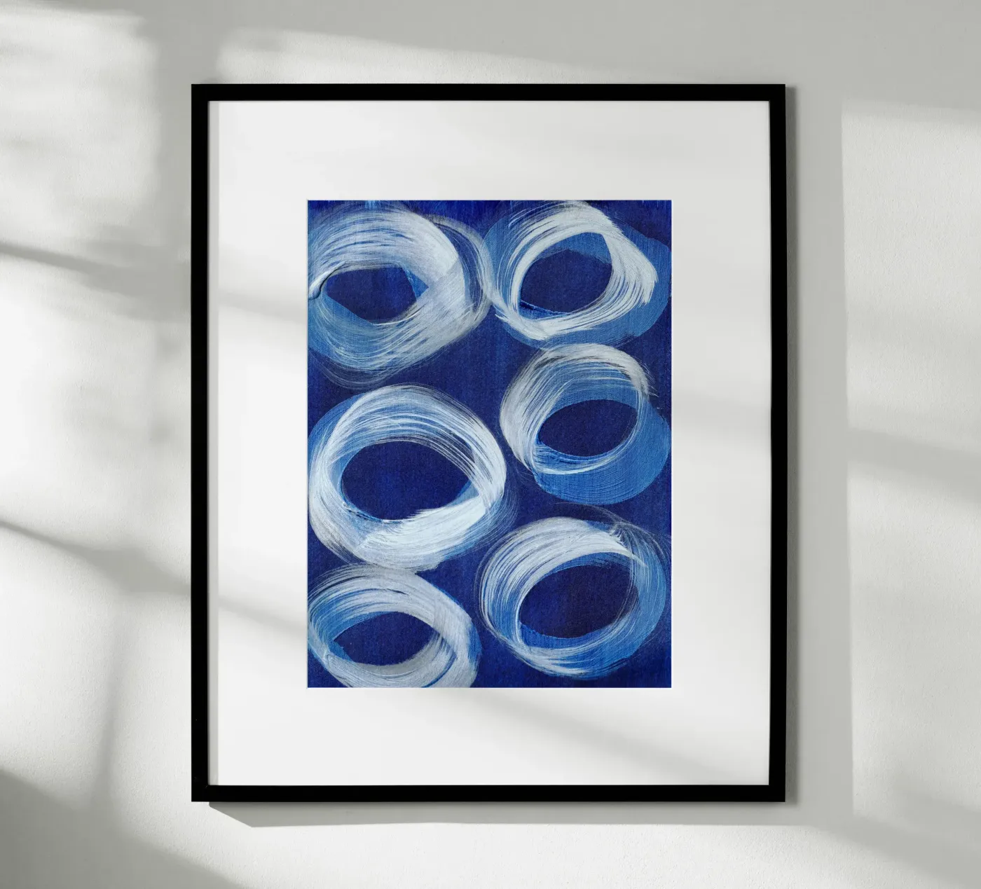 Abstract BLUE Pattern 1 poster da manu schimmelmann
