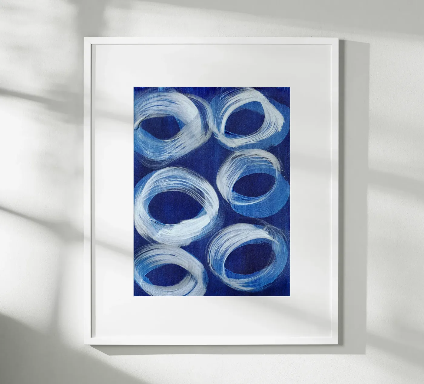 Abstract BLUE Pattern 1 poster da manu schimmelmann