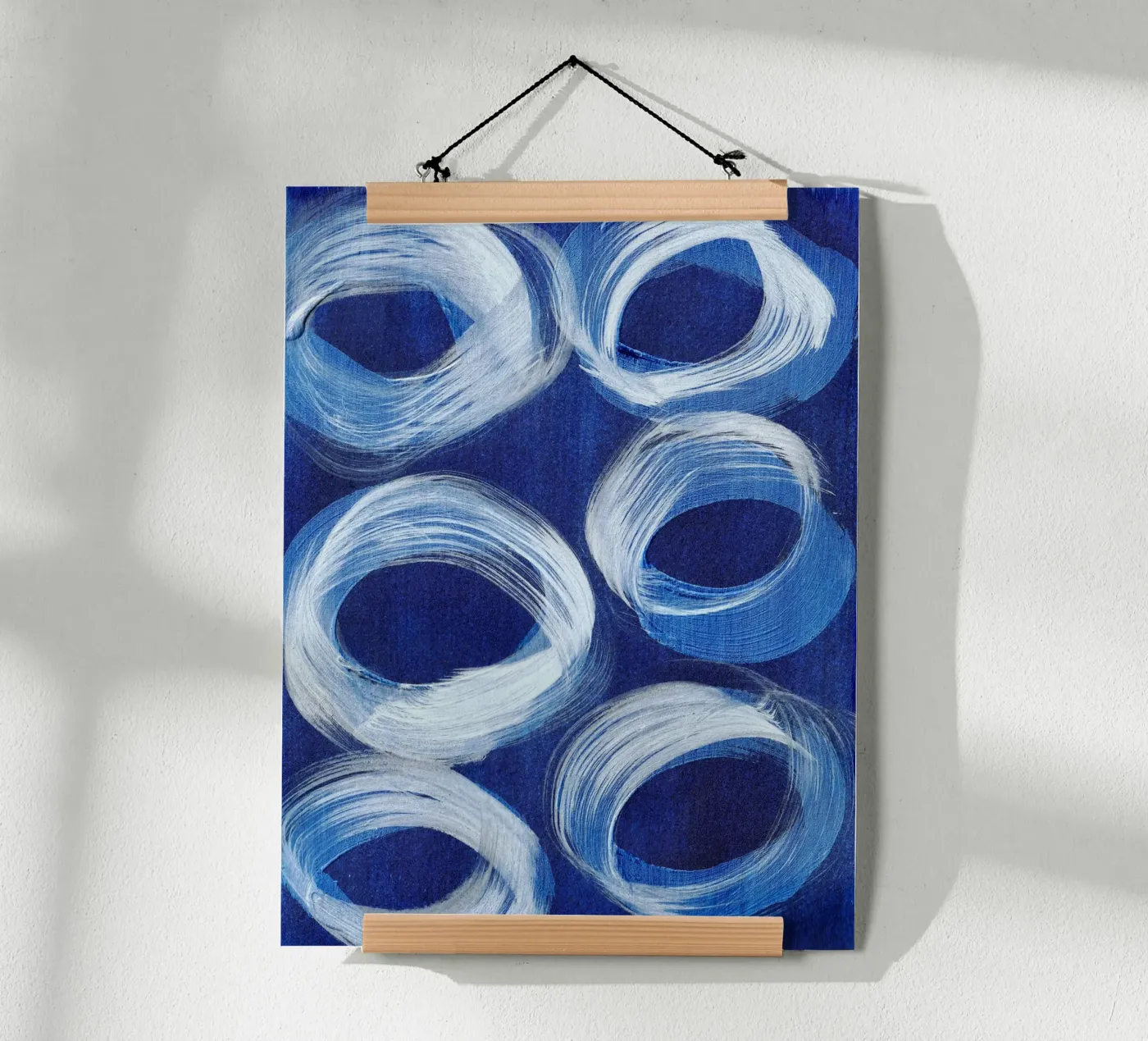 Abstract BLUE Pattern 1 poster da manu schimmelmann